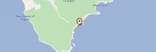 Carte Grand Anse - Seychelles