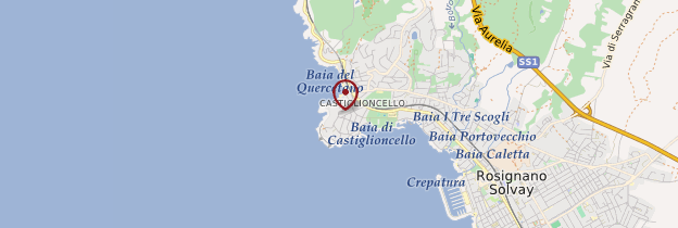 Carte Castiglioncello - Toscane