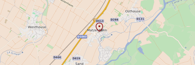 Carte Matzenheim - Alsace