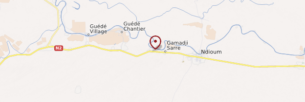 Carte Gamadji Sare - Sénégal
