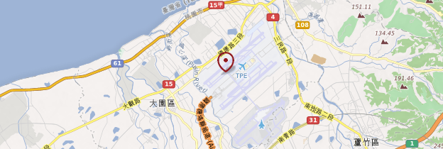 Carte Aéroport international Taiwan Taoyuan - Taiwan