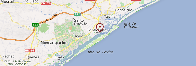 Carte Santa Luzia - Algarve