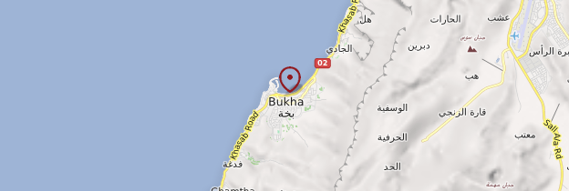 Carte Bukha - Oman