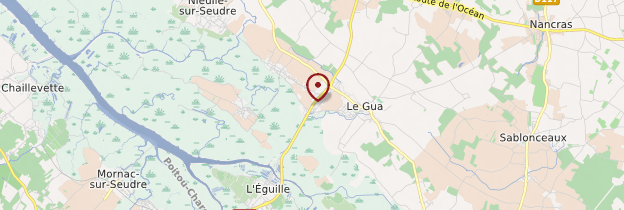 Carte Le Gua - Poitou, Charentes