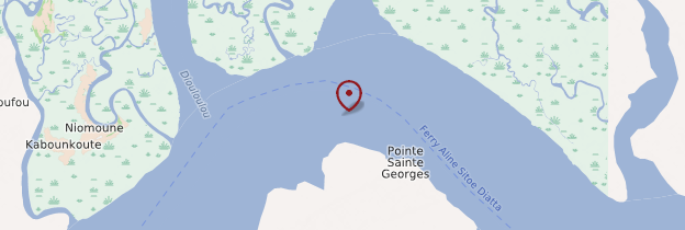 Carte Pointe St Georges - Sénégal