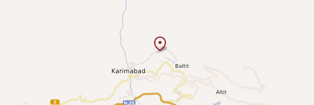 Carte Karimabad - Pakistan