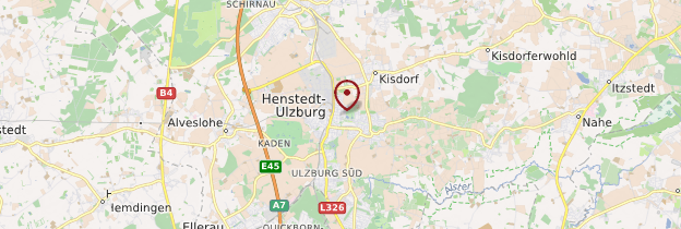 Carte Henstedt-Ulzburg - Allemagne