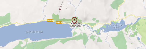 Carte Kinloch Rannoch - Écosse