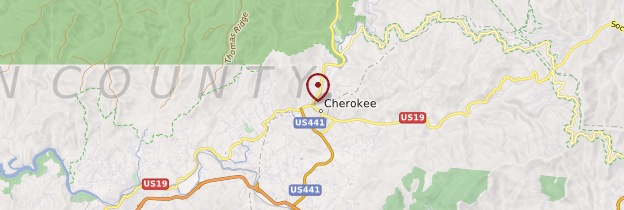 Carte Cherokee - États-Unis