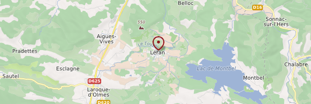Carte Léran - Midi toulousain - Occitanie