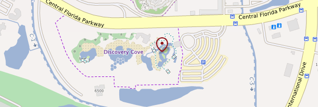 Carte Discovery Cove - Floride