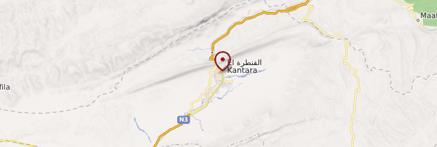 Carte El Kantara - Algérie