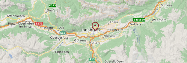Carte Innsbruck - Autriche
