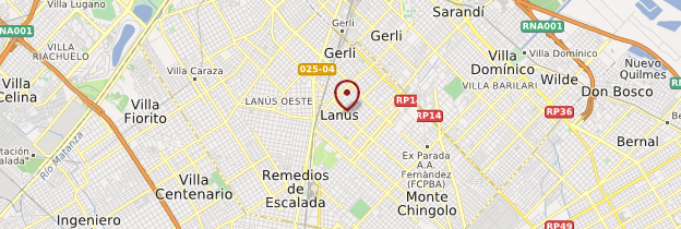 Carte Lanus - Buenos Aires