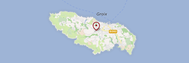Carte Île de Groix (Enez Groe) - Bretagne