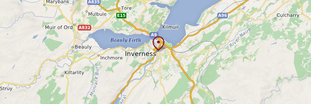 Carte Inverness - Écosse
