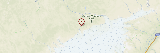 Carte Denali National Park - Alaska