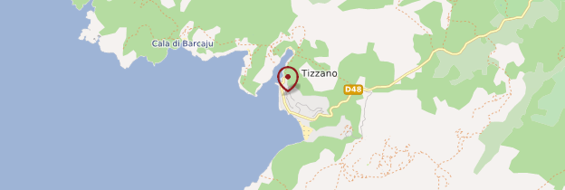 Carte Tizzano - Corse
