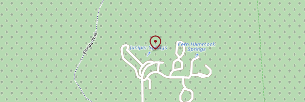 Carte Juniper Springs Recreation Area - Floride
