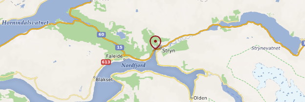 Carte Stryn - Norvège