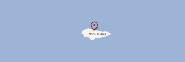 Carte Buck Island Reef National Monument - Îles Vierges des États-Unis
