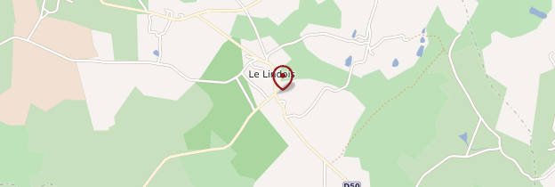 Carte Le Lindois - Poitou, Charentes