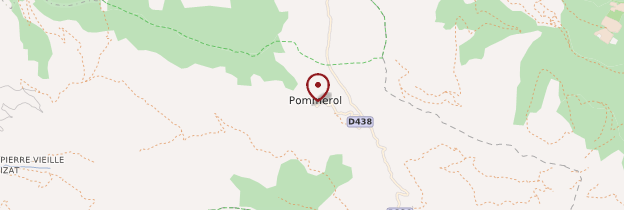 Carte Pommerol - Ardèche, Drôme