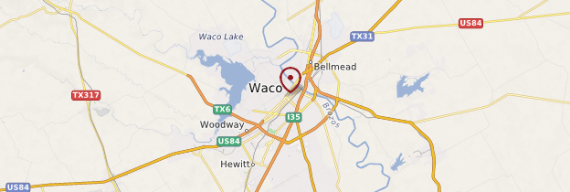 Carte Waco - États-Unis