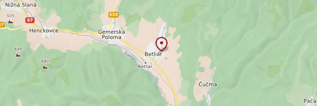 Carte Betliar - Slovaquie