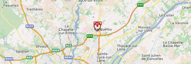Carte Carquefou - Pays de la Loire