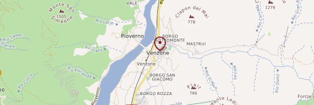 Carte Venzone - Italie