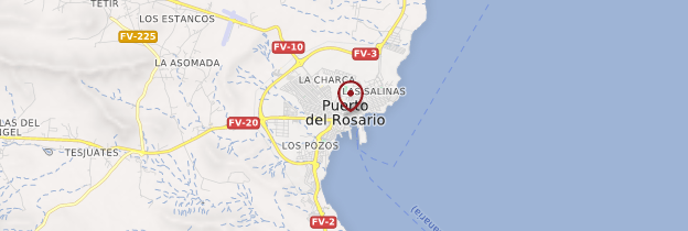 Carte Puerto del Rosario - Canaries
