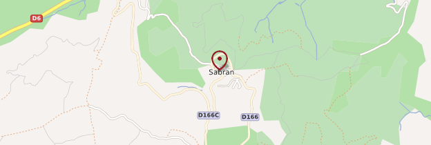 Carte Sabran - Languedoc-Roussillon