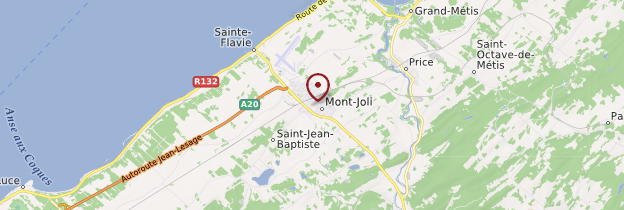 Carte Mont-Joli - Québec