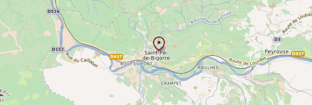 Carte Saint-Pé-de-Bigorre - Midi toulousain - Occitanie