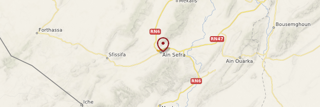 Carte Aïn Sefra - Algérie