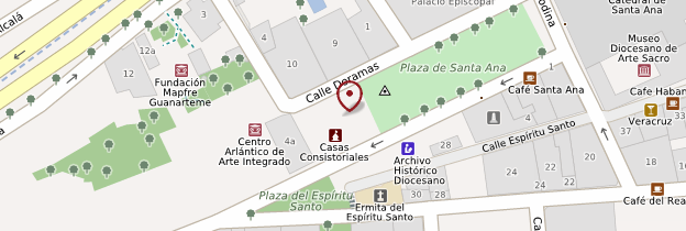 Carte Hôtel de ville de Las Palmas - Canaries