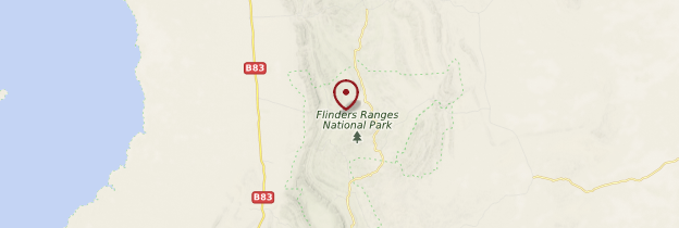 Carte Flinders Ranges - Australie