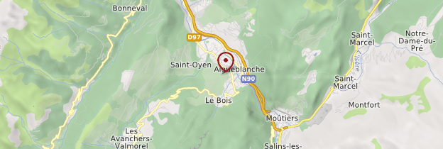 Carte Tarentaise - Alpes