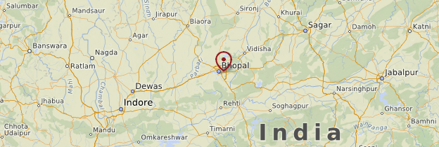 Carte Bhopal - Inde