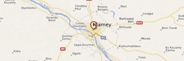 Carte Niamey - Niger