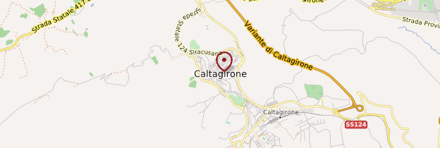Carte Caltagirone - Sicile