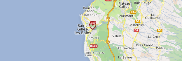 Carte Saint-Gilles-les-Bains - Réunion