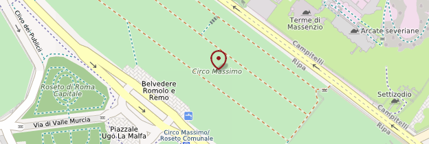 Carte Circus Maximus (Grand Cirque) - Rome