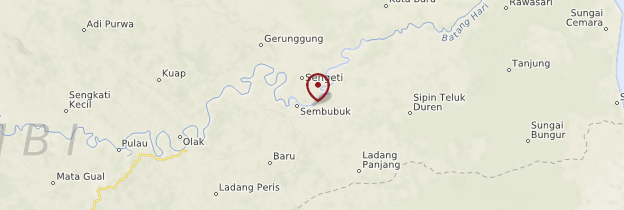 Carte Jambi - Sumatra