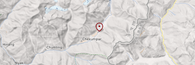 Carte Vallée de la Tsum - Népal