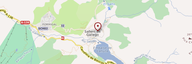 Carte Sallent de Gállego - Espagne