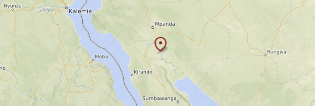 Carte Parc national de Katavi - Tanzanie