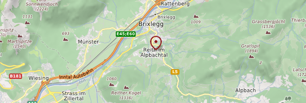 Carte Reith im Alpbachtal - Autriche