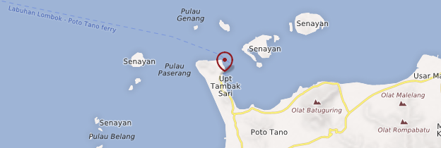Carte Poto Tano - Indonésie